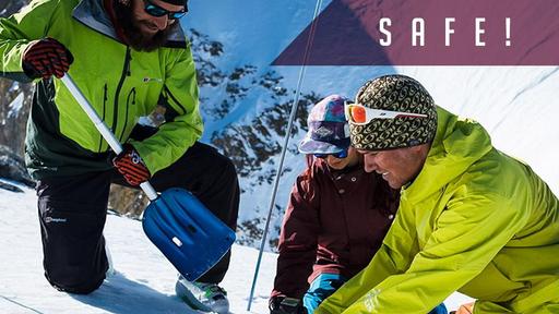 SAFE! – Lawinenkurs Freeride – Praxis im Gelände – Samstag title image