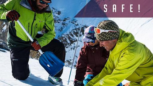 SAFE! – Lawinenkurs Freeride – Praxis im Gelände – Sonntag title image